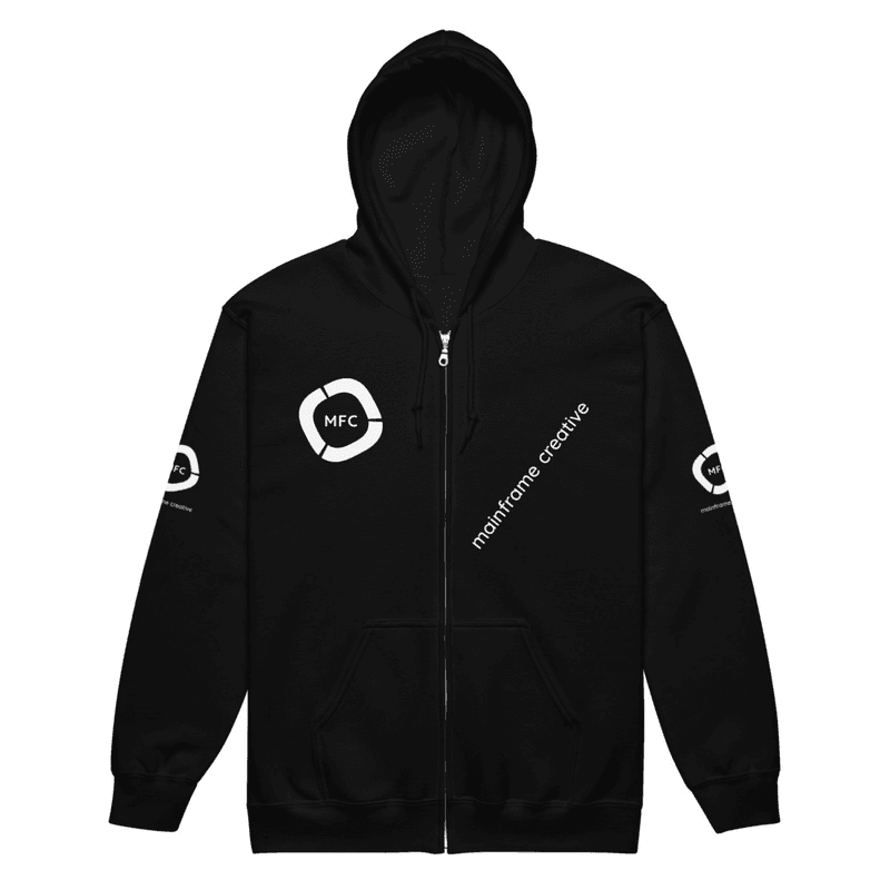 Unisex heavy blend zip hoodie