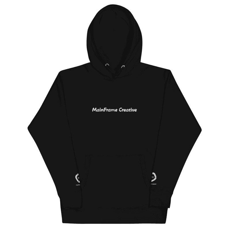 Staple hoodie with large embroidery